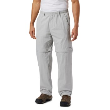 Columbia PFG Backcast Convertible, Pantalones Grises Para Hombre | 962718-ABT